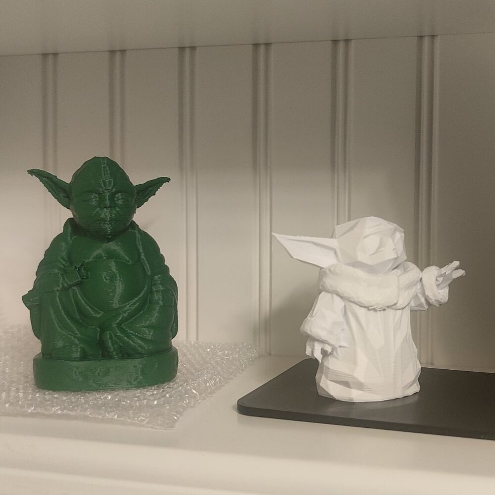 Yoda Figures Star Wars - 3D Printed Model Statue for Display